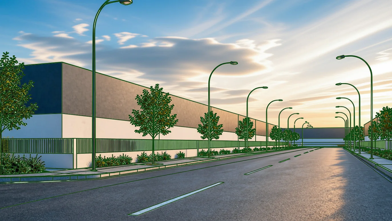 Esquisse de l’avenue d’APEX